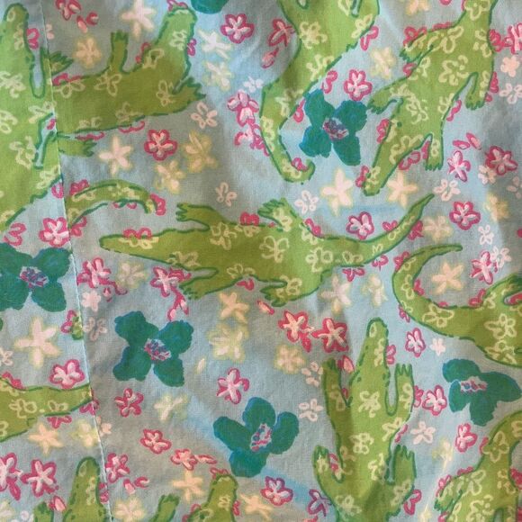 Lilly Pulitzer Bowen Alligator Alberta Lace Dress Size 4 - Picture 3 of 3